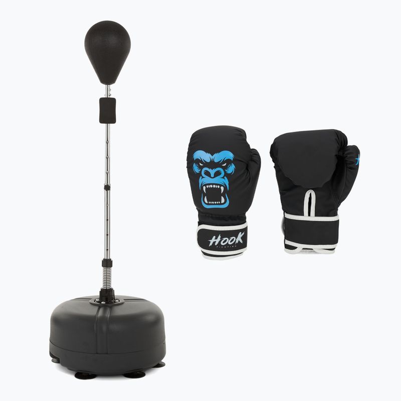 Set de boxeri pentru copii Hook Fighting Gorilla negru