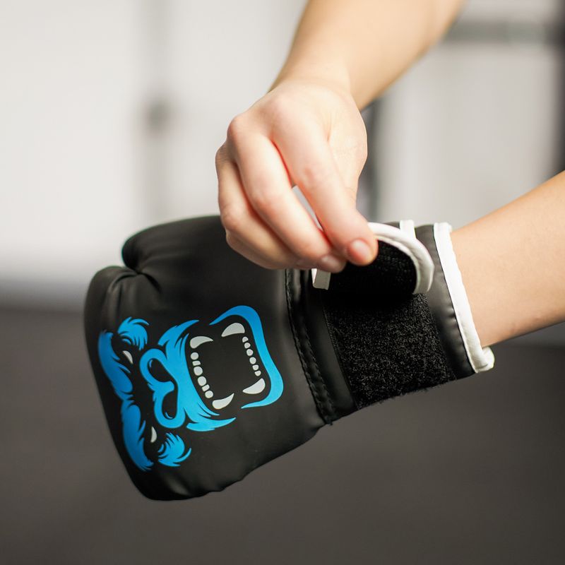 Set de boxeri pentru copii Hook Fighting Gorilla negru 11