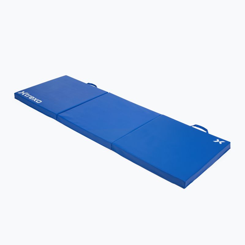 Saltea de gimnastică XTREXO pliabilă 180 x  60 x 5 cm  albastră 3
