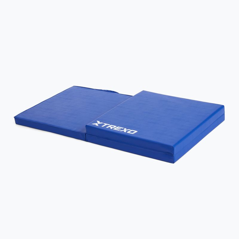 Saltea de gimnastică XTREXO pliabilă 180 x  60 x 5 cm  albastră 4