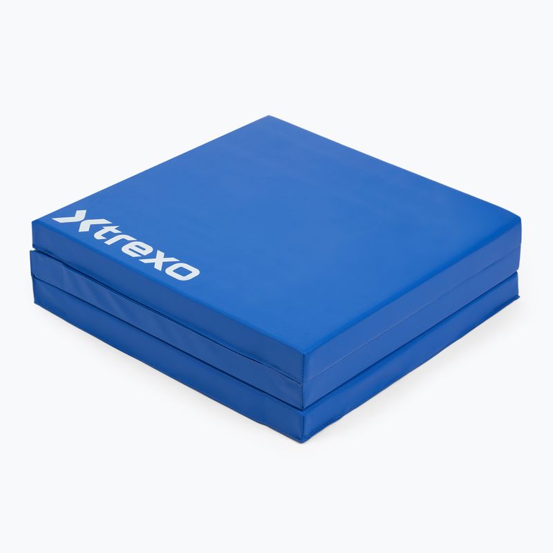 Saltea de gimnastică XTREXO pliabilă 180 x  60 x 5 cm  albastră 4