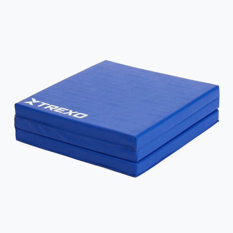 Saltea de gimnastică TREXO pliabilă 180 x  60 x 5 cm  albastră 4