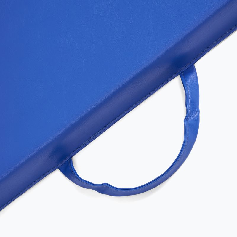 Saltea de gimnastică TREXO pliabilă 180 x  60 x 5 cm  albastră 9