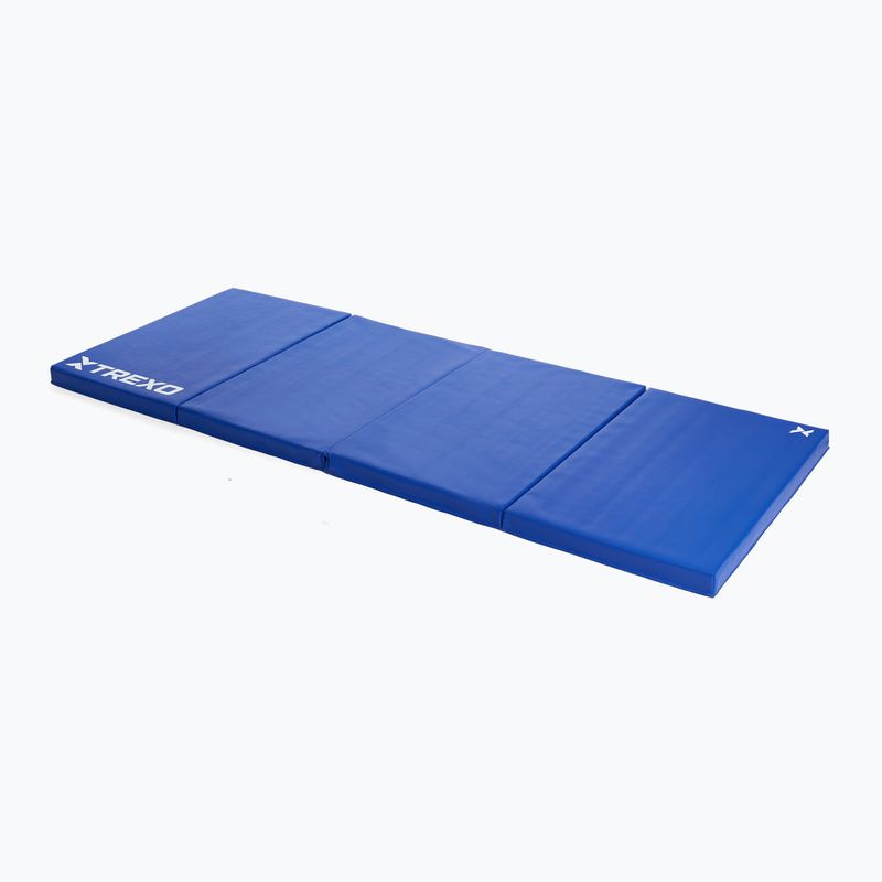 Saltea de gimnastică XTREXO pliabilă 195 x 80 x 5 cm albastră 3