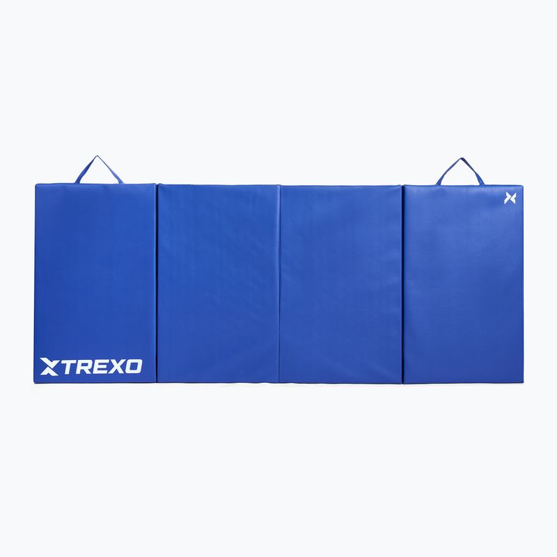 Saltea de gimnastică TREXO pliabilă 195 x 80 x 5 cm albastră 6