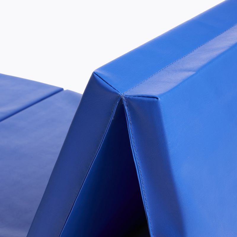 Saltea de gimnastică TREXO pliabilă 195 x 80 x 5 cm albastră 8