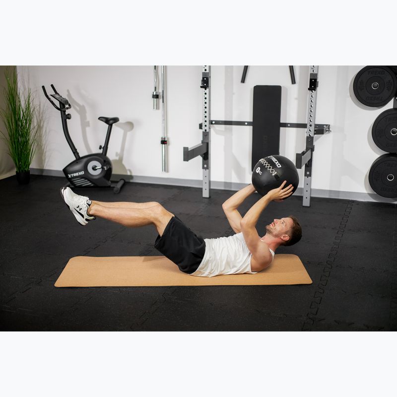 Minge medicinală TREXO Wall Ball 5 kg negru 5