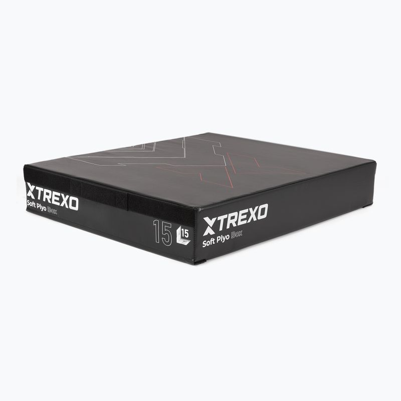 Cutie pliometrică pliabilă TREXO 15 cm negru