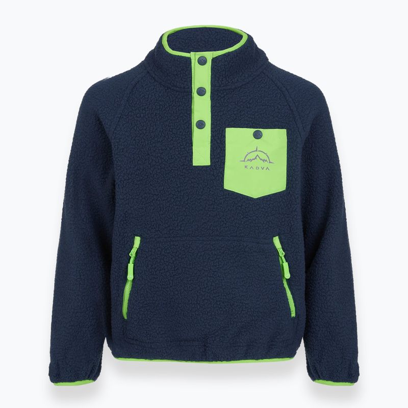 Hanorac fleece pentru copii KADVA RODIA JR albastru 3