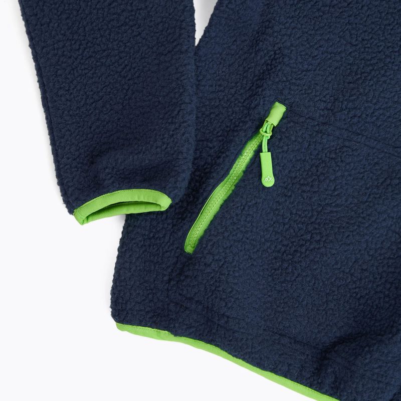 Hanorac fleece pentru copii KADVA RODIA JR albastru 8