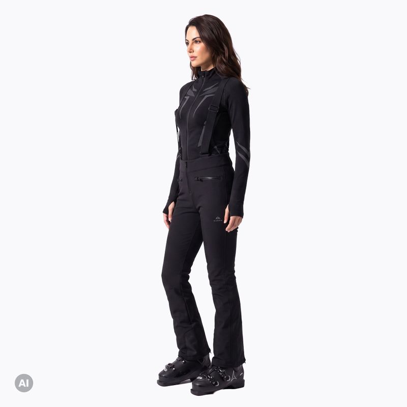 Pantaloni de schi damă KADVA Zera WMNS WP 8K/5K SOFTSHELL negru 3