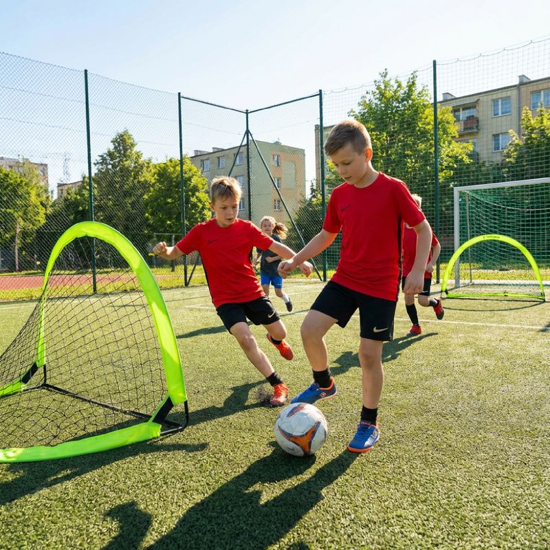 Porți de fotbal OneTeam Balloon Pop-Up green 4
