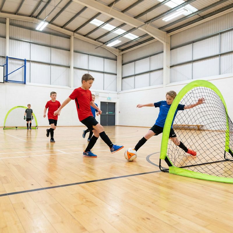 Porți de fotbal OneTeam Balloon Pop-Up green 5