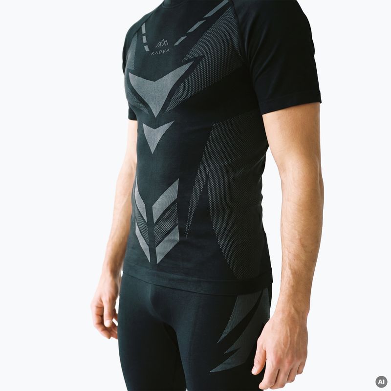 Set de lenjerie termoactivă pentru bărbați KADVA Alpinestep Thermo SH Light Plus Set Black 3