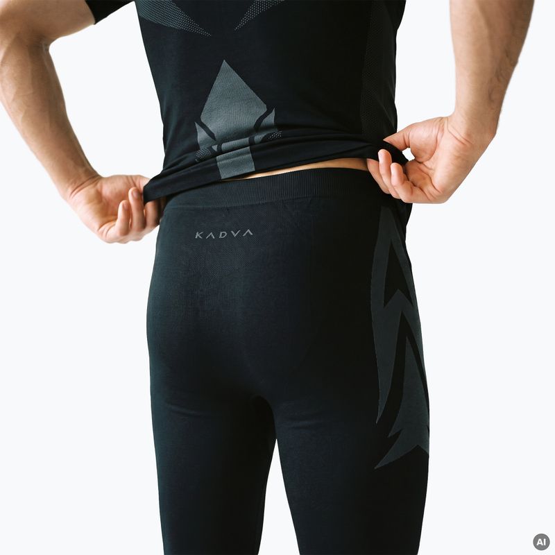 Set de lenjerie termoactivă pentru bărbați KADVA Alpinestep Thermo SH Light Plus Set Black 4