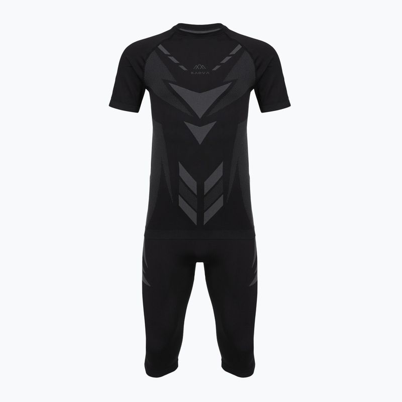 Set de lenjerie termoactivă pentru bărbați KADVA Alpinestep Thermo SH Light Plus Set Black