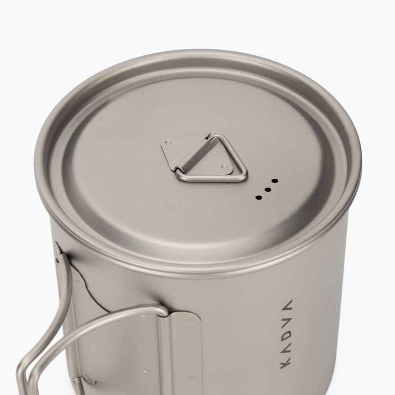 Cană turistică KADVA titanium ultralight gray 4
