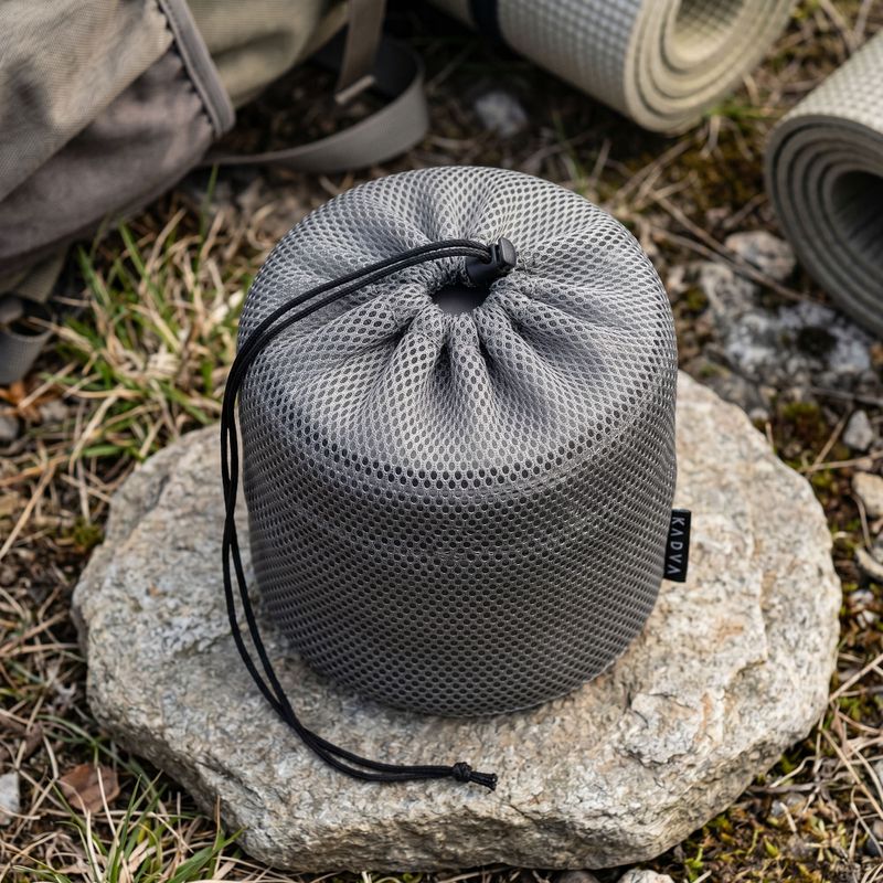 Set de gătit pentru camping KADVA titanium ultralight gray 6