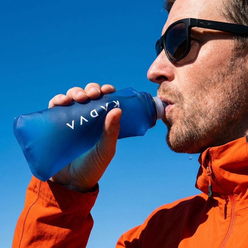 Bidon soft KADVA softflask Flowbie 500 ml blue 3