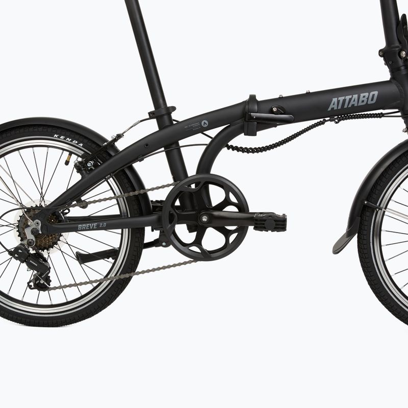 Bicicletă de oraș pliabilă ATTABO Breve 2.0 black 10