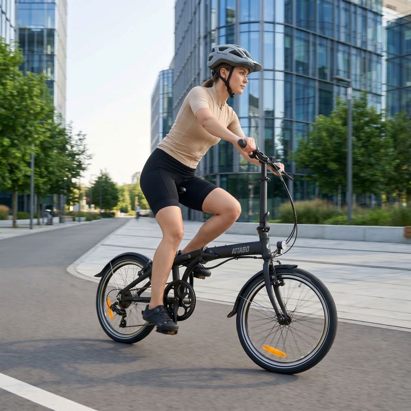 Bicicletă de oraș pliabilă ATTABO Breve 2.0 black 25