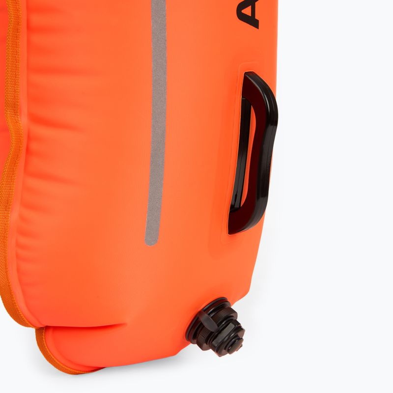 Geamandură de siguranță pentru înot cu buzunar AQUASTIC double-chamber orange 6