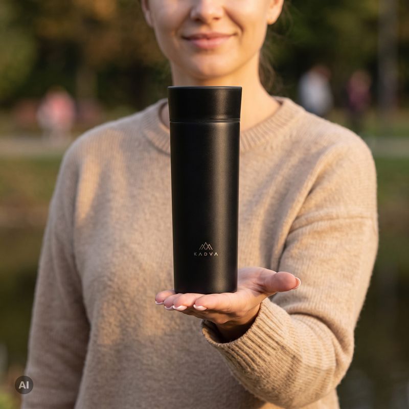 Cană termică Kadva 360 ClickDrink Black 3
