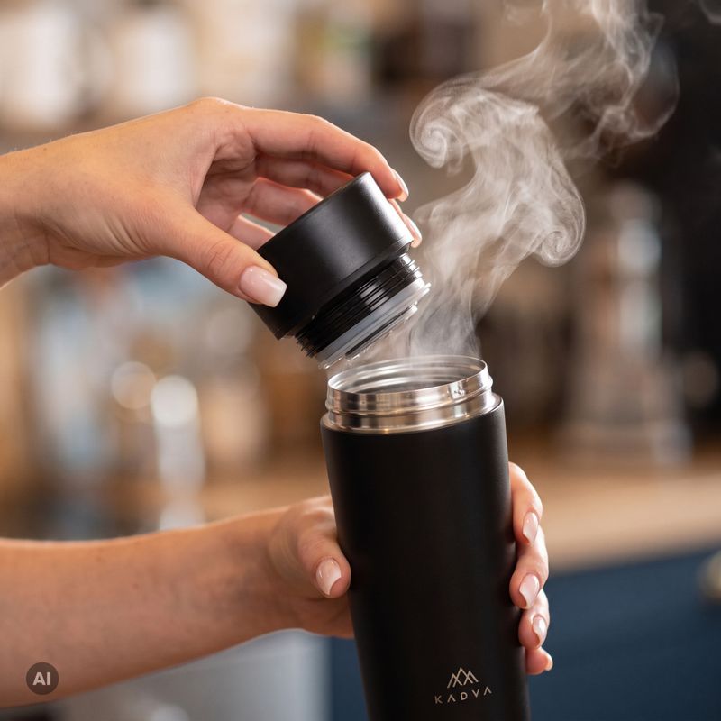 Cană termică Kadva 360 ClickDrink Black 5