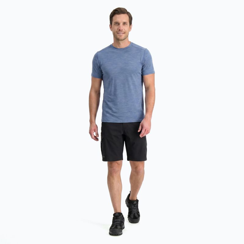 Tricou termic bărbați WOOLCANO Merino 100% TEE0546 albastru 2