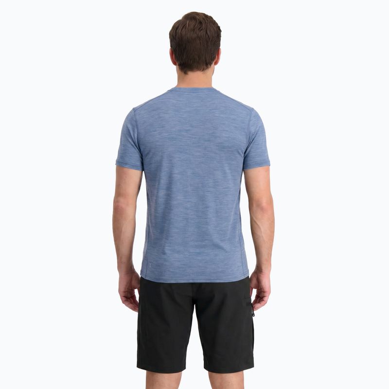 Tricou termic bărbați WOOLCANO Merino 100% TEE0546 albastru 3