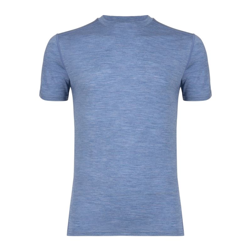 Tricou termoactiv pentru bărbați WOOLCANO Merino 100% TEE0546 blue 4