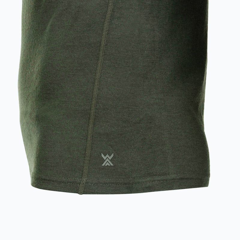 Tricou termic bărbați WOOLCANO Merino 100% TEE0546 verde 7