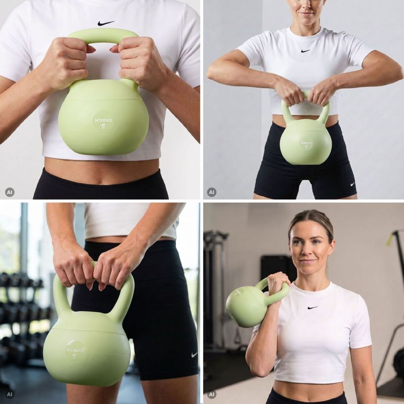 Kettlebell moale Xtrexo SK10 Green 5