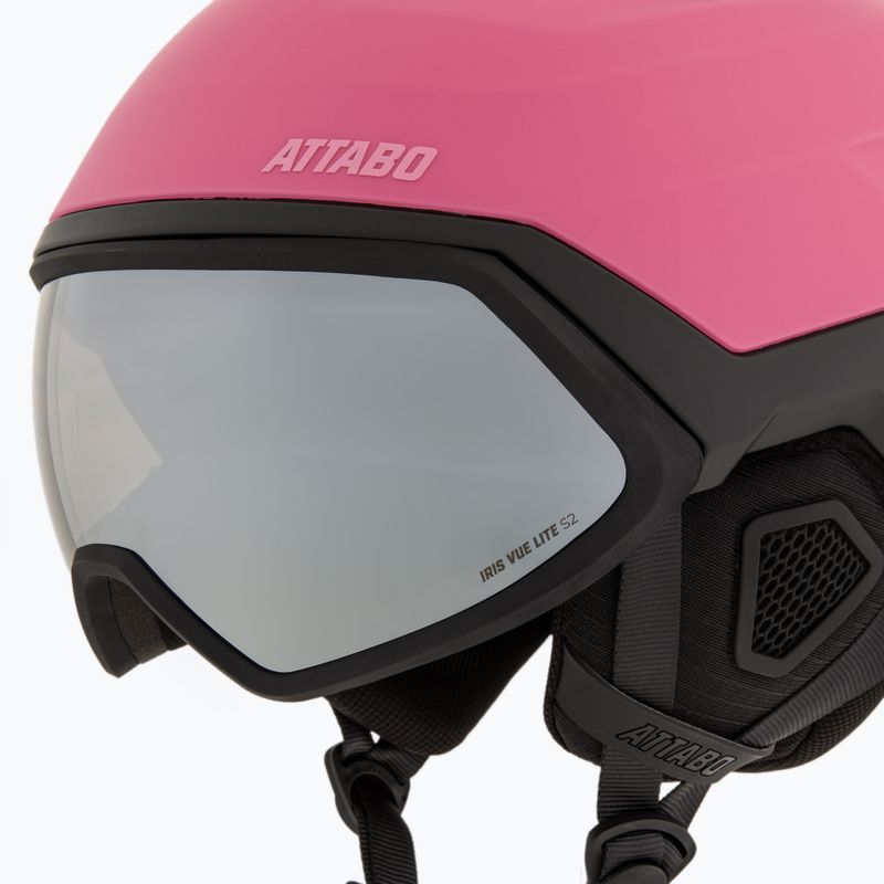 Cască de schi pentru copii ATTABO Avens 3.0 Jr Visor ERT Pink 14