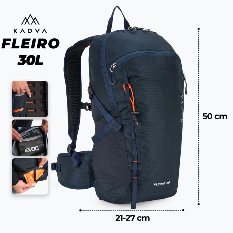 Rucsac turistic KADVA Fleiro 30 l bleumarin 2