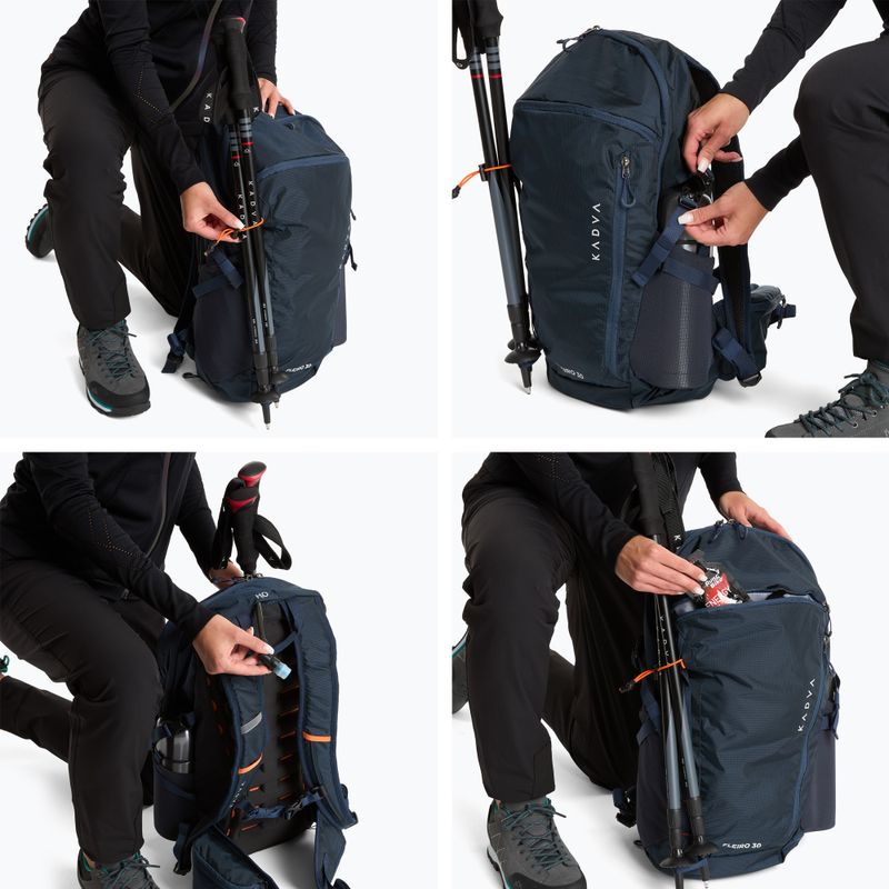 Rucsac turistic KADVA Fleiro 30 l bleumarin 13