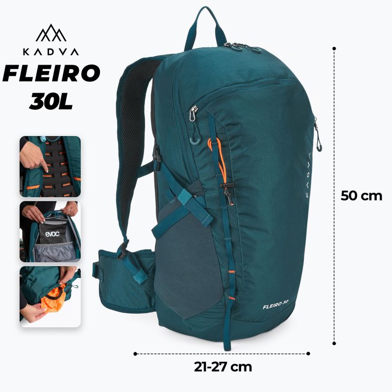 Rucsac turistic KADVA Fleiro 30 l albastru închis marin 2