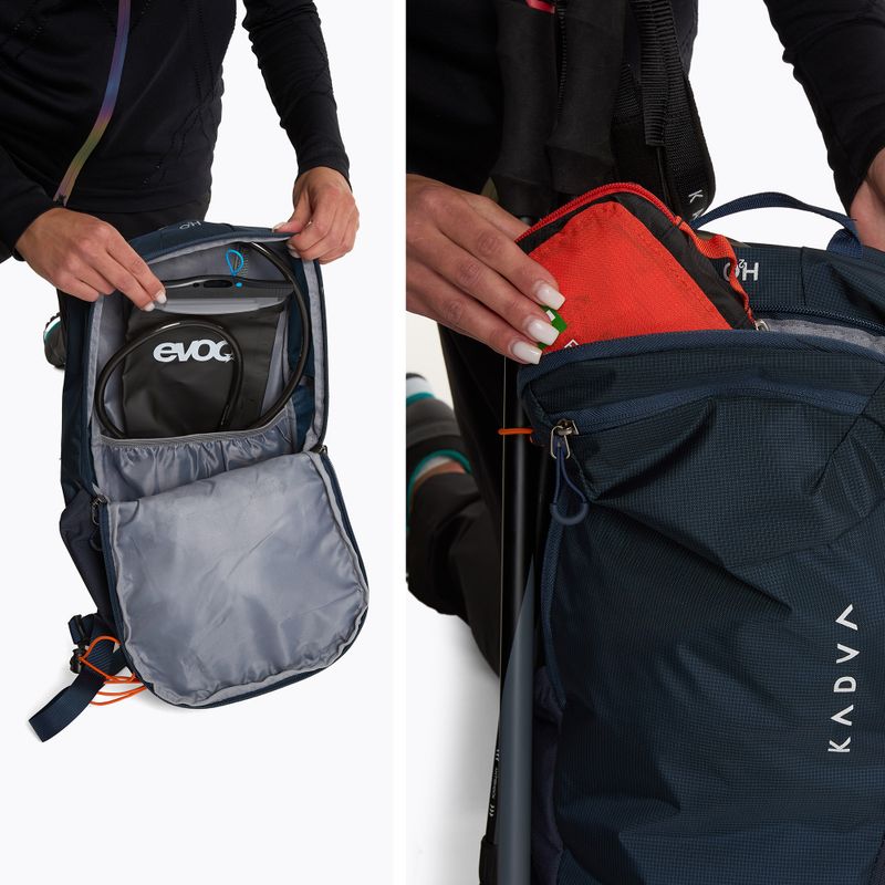 Rucsac turistic KADVA Fleris 15 l bleumarin 11
