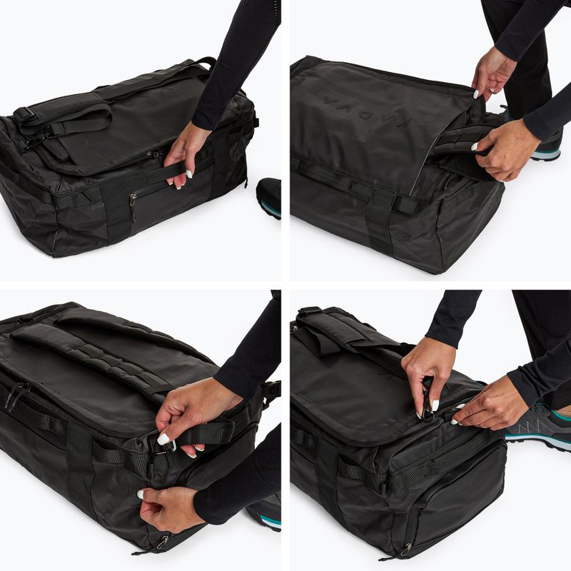 Geantă Duffel Bag KADVA 2în1 Alltaker 40 l negru 11