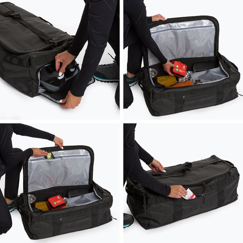 Geantă Duffel Bag KADVA 2în1 Alltaker 60 l negru 11