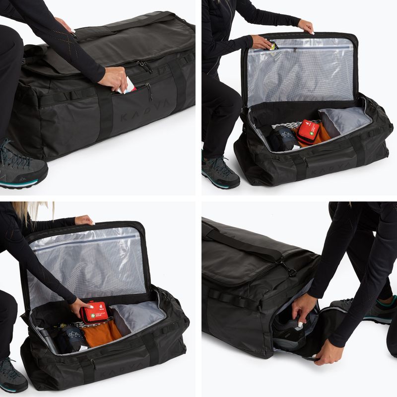 Geantă Duffel Bag KADVA 2în1 Alltaker 90 l negru 11