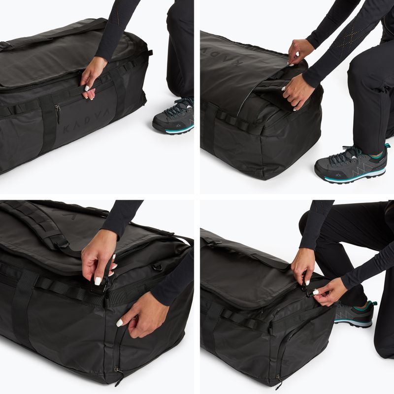Geantă Duffel Bag KADVA 2în1 Alltaker 90 l negru 12