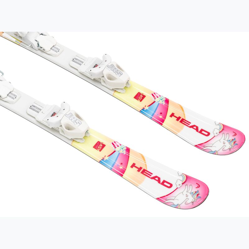 Schiuri de coborâre pentru copii + legături HEAD Unicorn Easy JRS + Jrs 4.5 GW CA unicorn 3