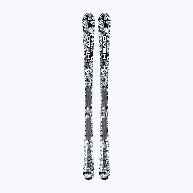 Schiuri de coborâre pentru copii + legături HEAD Monster Easy JRS+Jrs 4.5 GW CA white/black 2