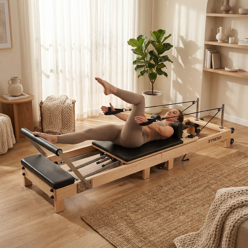 Reformer XTREXO CTRL-Core W składany drewniany 3