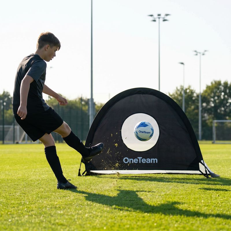 Porți de fotbal OneTeam Aimsie Pop-Up black 3