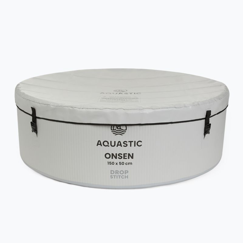 Basen pompowany AQUASTIC ONSEN drop stitch 700 l 150 cm szary