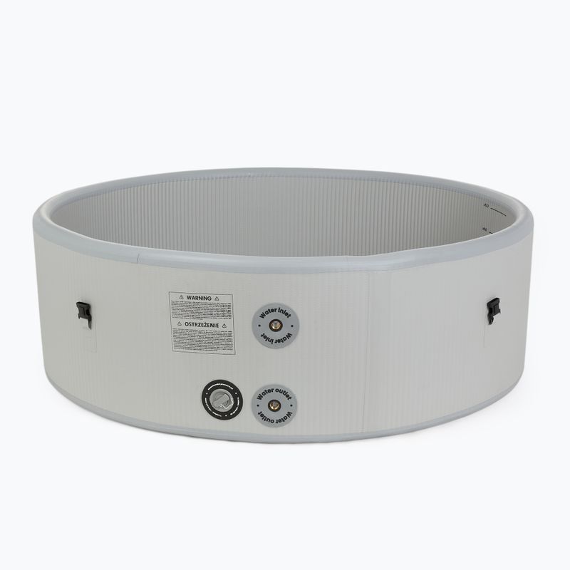 Piscină gonflabilă AQUASTIC ONSEN drop stitch 700 l 150 cm gri 6