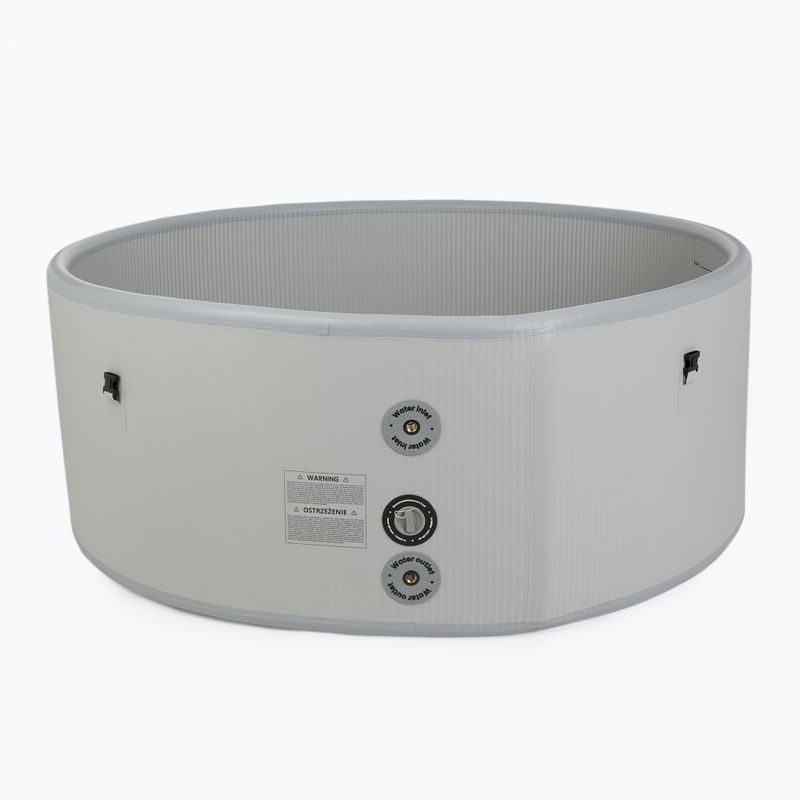 Piscină gonflabilă AQUASTIC ONSEN drop stitch 1200 l 178 cm gri 6