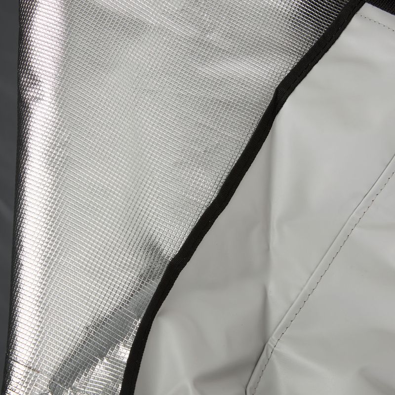 Piscină gonflabilă AQUASTIC ONSEN drop stitch 1400 l 186 cm gri 10